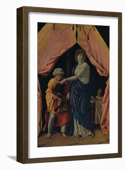 'Judith with the Head of Holofernes', 1495-1500-Andrea Mantegna-Framed Giclee Print