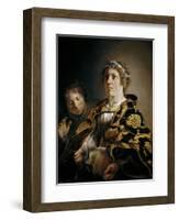 Judith with the Head of Holofernes, 1636-Salomon de Bray-Framed Giclee Print