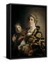 Judith with the Head of Holofernes, 1636-Salomon de Bray-Framed Stretched Canvas