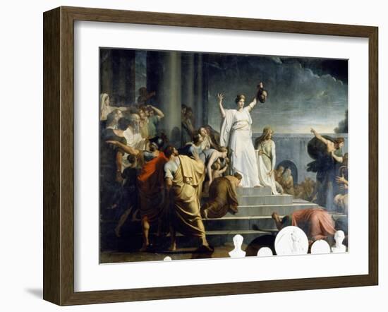 Judith with the Head of Holofernes, 1798-Pietro Benvenuti-Framed Giclee Print