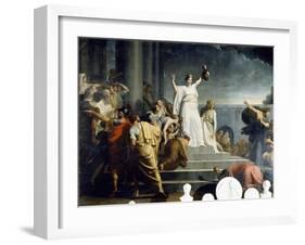 Judith with the Head of Holofernes, 1798-Pietro Benvenuti-Framed Giclee Print