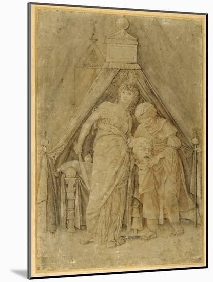 Judith with the Head of Holofernes, after Mantegna-Andrea Mantegna-Mounted Giclee Print