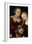 Judith with the Head of Holofernes and a Servant-Lucas Cranach the Elder-Framed Giclee Print