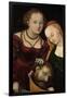 Judith with the Head of Holofernes and a Servant-Lucas Cranach the Elder-Framed Giclee Print