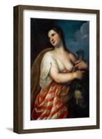 Judith with the Head of Holofernes, before 1636-Padovanino-Framed Giclee Print