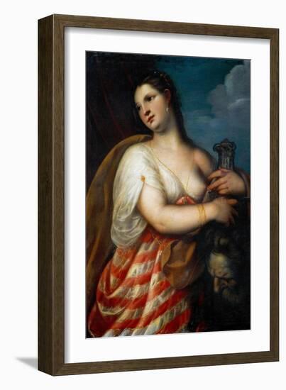 Judith with the Head of Holofernes, before 1636-Padovanino-Framed Giclee Print