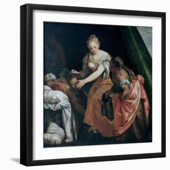 Judith with the Head of Holofernes, C. 1580-Paolo Veronese-Framed Giclee Print