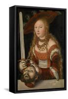 Judith with the Head of Holofernes, Ca 1530-Lucas Cranach the Elder-Framed Stretched Canvas