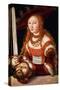 Judith with the Head of Holofernes, circa 1530-Lucas Cranach the Elder-Stretched Canvas