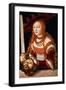 Judith with the Head of Holofernes, circa 1530-Lucas Cranach the Elder-Framed Premium Giclee Print