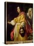 Judith with the Head of Holofernes, circa 1615-Cristofano Allori-Stretched Canvas
