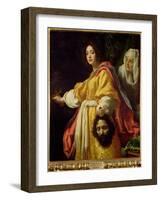 Judith with the Head of Holofernes, circa 1615-Cristofano Allori-Framed Giclee Print