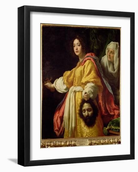 Judith with the Head of Holofernes, circa 1615-Cristofano Allori-Framed Giclee Print