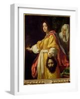 Judith with the Head of Holofernes, circa 1615-Cristofano Allori-Framed Giclee Print