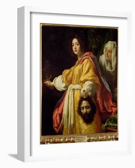 Judith with the Head of Holofernes, circa 1615-Cristofano Allori-Framed Giclee Print