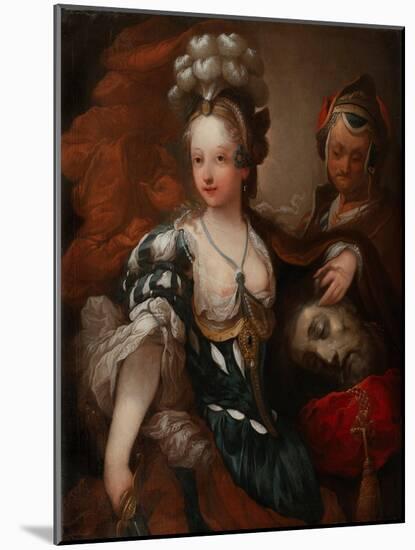 Judith with the Head of Holofernes, Mid of the 18th C-Alexis Grimou-Mounted Giclee Print