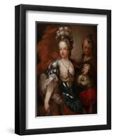 Judith with the Head of Holofernes, Mid of the 18th C-Alexis Grimou-Framed Giclee Print