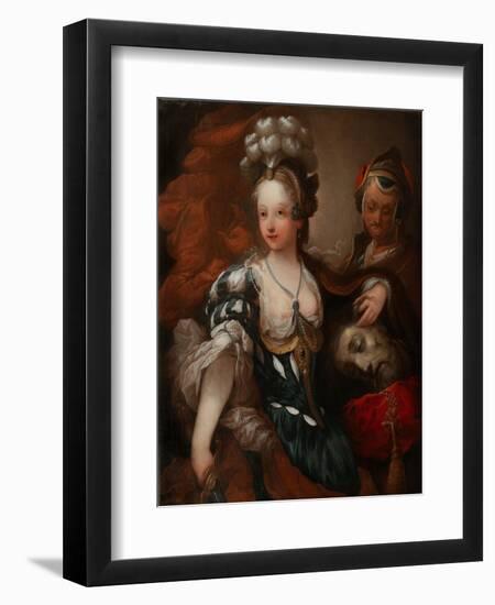 Judith with the Head of Holofernes, Mid of the 18th C-Alexis Grimou-Framed Giclee Print