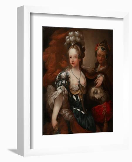 Judith with the Head of Holofernes, Mid of the 18th C-Alexis Grimou-Framed Giclee Print