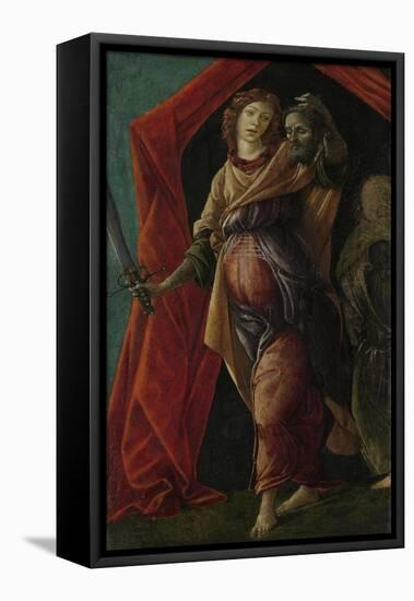 Judith with the Head of Holofernes, Sandro Botticelli-Sandro Botticelli-Framed Stretched Canvas