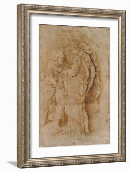 Judith with the Head of Holofernes-Andrea Mantegna-Framed Art Print