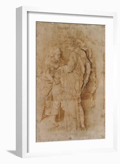 Judith with the Head of Holofernes-Andrea Mantegna-Framed Art Print