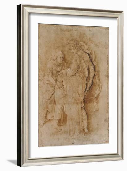 Judith with the Head of Holofernes-Andrea Mantegna-Framed Art Print