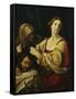 Judith with the Head of Holofernes-Elisabetta Sirani-Framed Stretched Canvas