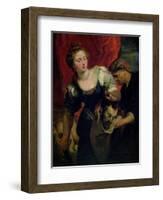 Judith with the Head of Holofernes-Peter Paul Rubens-Framed Giclee Print