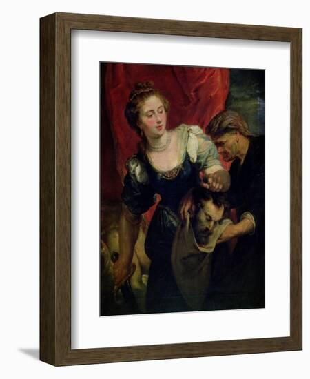 Judith with the Head of Holofernes-Peter Paul Rubens-Framed Giclee Print