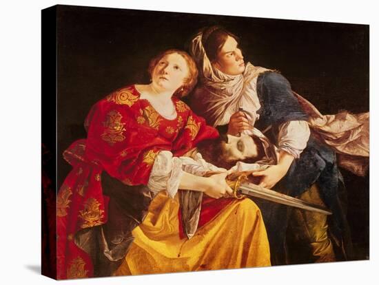 Judith with the Head of Holofernes-Orazio Gentileschi-Stretched Canvas