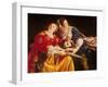 Judith with the Head of Holofernes-Orazio Gentileschi-Framed Giclee Print