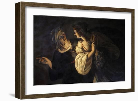 Judith with the Head of Holofernes-Gerard Seghers-Framed Giclee Print