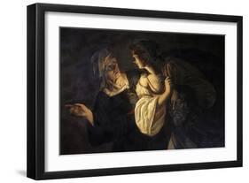 Judith with the Head of Holofernes-Gerard Seghers-Framed Giclee Print