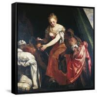 Judith with the Head of Holofernes-Paolo Caliari-Framed Stretched Canvas