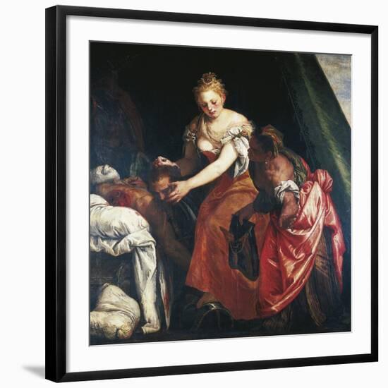 Judith with the Head of Holofernes-Paolo Caliari-Framed Giclee Print
