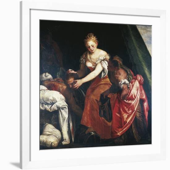 Judith with the Head of Holofernes-Paolo Caliari-Framed Giclee Print