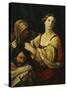 Judith with the Head of Holofernes-Elisabetta Sirani-Stretched Canvas