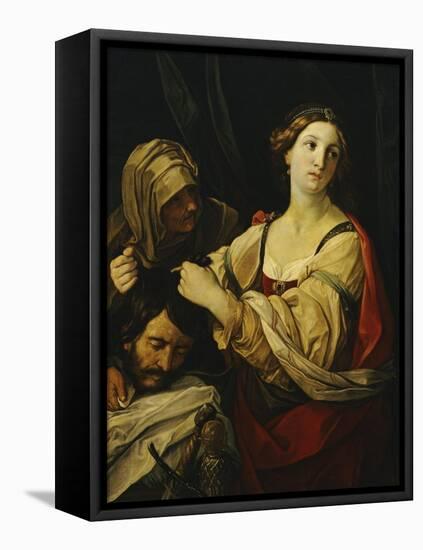 Judith with the Head of Holofernes-Elisabetta Sirani-Framed Stretched Canvas