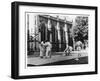 Judo Is Practised in the 'Quad' at Oxford-Henry Grant-Framed Photographic Print