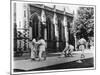 Judo Is Practised in the 'Quad' at Oxford-Henry Grant-Mounted Photographic Print