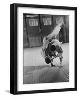 Judo Practice in Japan-Larry Burrows-Framed Premium Photographic Print