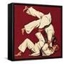 Judo-McConnell-Framed Stretched Canvas