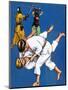 Judo-Pat Nicolle-Mounted Giclee Print