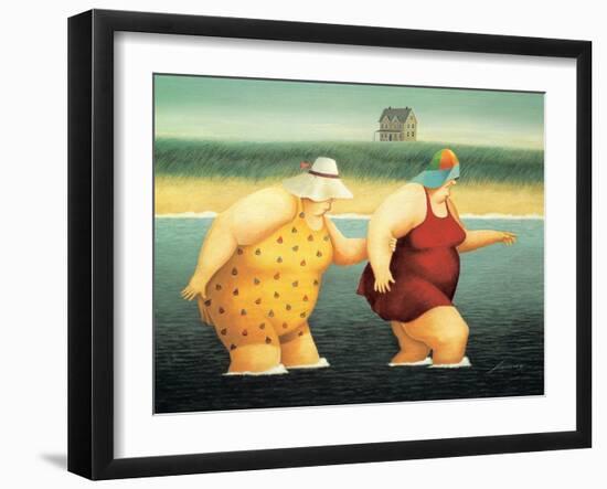 Judy and Marge-Lowell Herrero-Framed Art Print