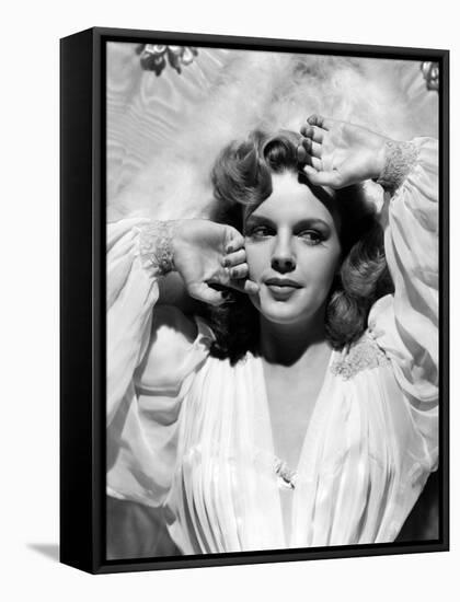 Judy Garland. "Presenting Lily Mars" 1943, Directed by Norman Taurog-null-Framed Stretched Canvas