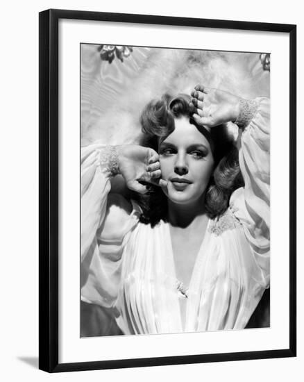 Judy Garland. "Presenting Lily Mars" 1943, Directed by Norman Taurog-null-Framed Photographic Print