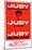 Judy In Person - Broadway Poster-null-Mounted Poster