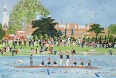 The Procession of Boats at Eton College-Judy Joel-Giclee Print