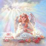 Girl Angel on Cloud-Judy Mastrangelo-Giclee Print